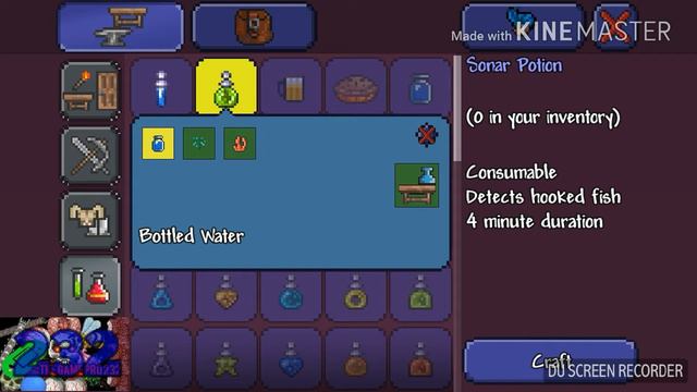 How to Make a SONAR POTION in Terraria смотреть онлайн