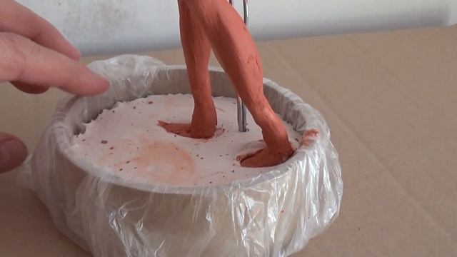 каркасная кукла процесс - продолжение, ч 3 ( Skeleton doll.)