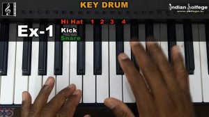 Key Drumming|Lesson 1,2,3,4 |Keyboard Finger Drumming |Music Production |Beat Making| Indian Solfeg