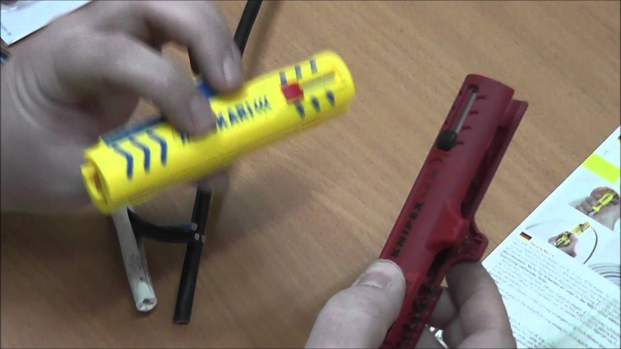 Съемник изоляции с кабелей Jokari №15. Небольшой обзор. смотреть онлайн