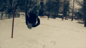 Передний соскок с под локтя 180 (Parkour Tricks) RIP