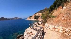 Турция, Каш 2023 | Городские пляжи | Пляж Акчагерме | Секретный пляж где зимуют тюлени