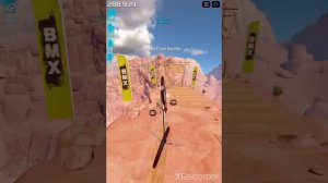 туториал-как зделать 180 bottom-Up reverse front bikeflip в BMX 2 на планшете