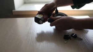 Замок для велосипеда тросовый с сигнализацией Ulac AL-3P