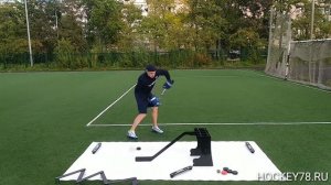 Хоккейные тренажёры для дриблинга и бросков. Синтетический лёд для хоккейных тренировок.