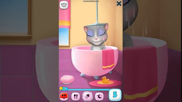 МОЯ ГОВОРЯЩАЯ АНЖЕЛА#1.Игра мультик для детей.Мой говорящий ТОМ