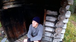 Жизнь в таежной избе. Восстанавливаем силы. Топим баньку по-черному.