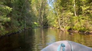 Путешествие по озёрно-канальной системе Соловков (видео).