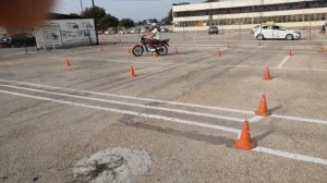 Пример сдачи экзамена на категорию А (мотоциклы)