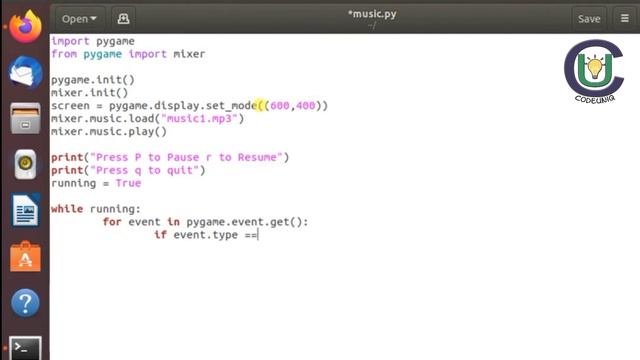 Play Music Using Python | Python Music Player | Pygame Installation | Malayalam Tutorial | Codeuniq