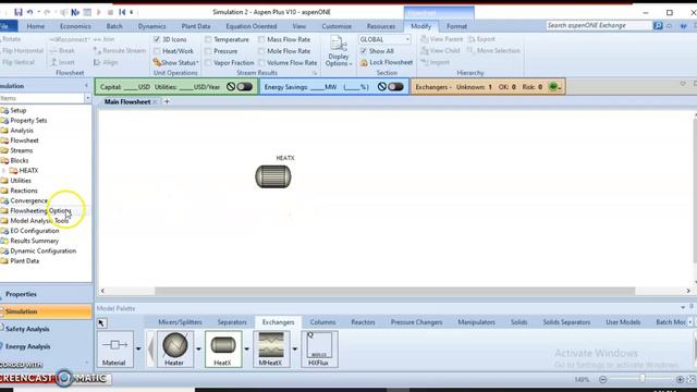 Heat Exchanger with Aspen plus смотреть онлайн