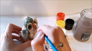 ПОДЕЛКИ ИЗ РАКУШЕК, DIY. ДЕКОР ИЗ РАКУШЕК СВОИМИ РУКАМИ. СОВА. КАК СДЕЛАТЬ СОВУ ИЗ РАКУШЕК