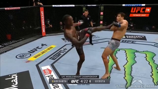 Исраэль Адесанья vs Пауло Коста UFC253. Чемпионский бой! смотреть онлайн