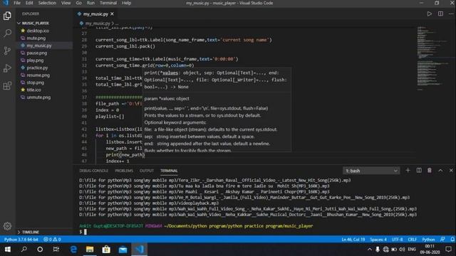 Adding songs on listbox and scrollbar linked with listbox |Code learner|Ankit смотреть онлайн