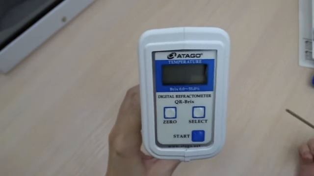 Обзор рефрактометра насосного типа QR-Brix смотреть онлайн