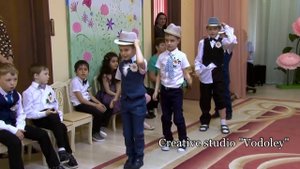 Танец со шляпами. Выпускной в д/с.