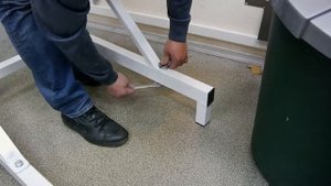 Сборка напольного турника 3 в 1  "Рекорд"