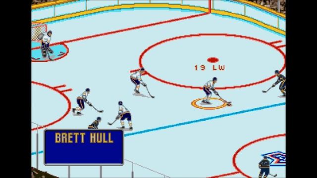 Brett Hull Hockey 95 - Genesis Gameplay смотреть онлайн