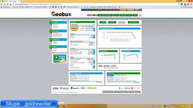 Neobux Не привлекайте рефералов в первые 30 дней! смотреть онлайн