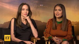 Eternals Stars Angelina Jolie and Salma Hayek on 'Soul Sister' Bond Over Motherhood (Exclusive)