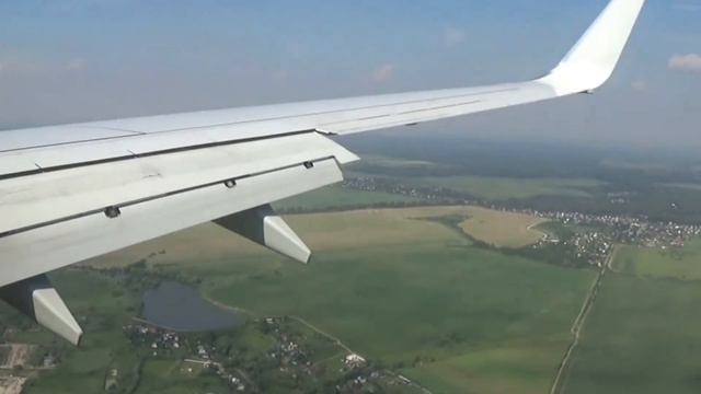 ★ БОИНГ 737  ПОЛЕТ И ПОСАДКА  ВИД ИЗ ИЛЛЮМИНАТОРА  ★ BOEING 737  FLIGHT AND LANDING