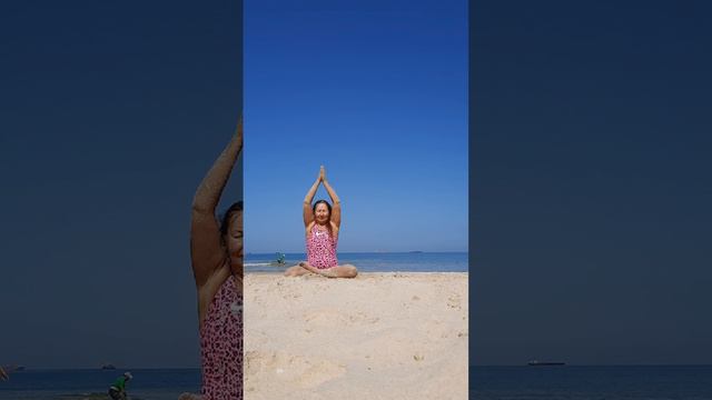 Yoga 🙏🏖🌊