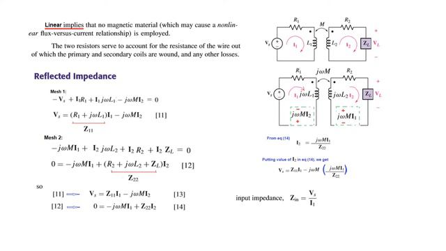 Reflected Impedance || Linear Transformer || Practice Problem 13.5 (Hayt) || ENA 13.5 смотреть онлайн