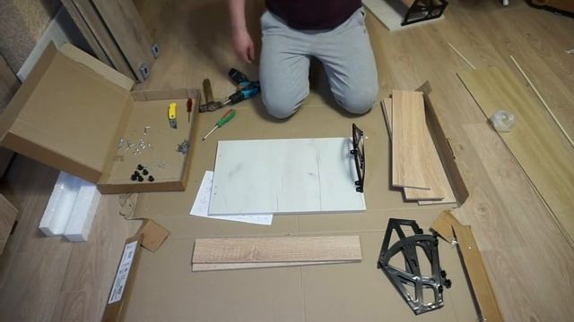 Распаковка - Тумба в прихожую Горизонт Мебель Смарт/Танго XL смотреть онлайн