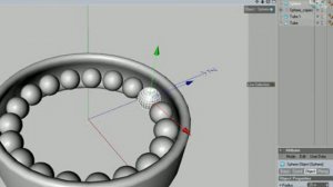 Cinema 4D моделирование подшипника