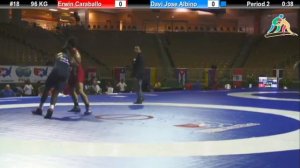 Pan Am 2012: GR 96 KG Semifinal Erwin Caraballo (VEN) vs. Davi Jose Albino (BRA)