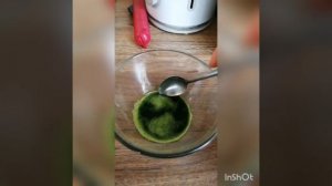 Пищевой, натуральный зелёный краситель за пару минут