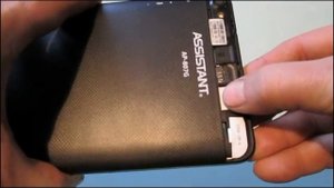 Планшет Assistant AP-807G - установка сим карты