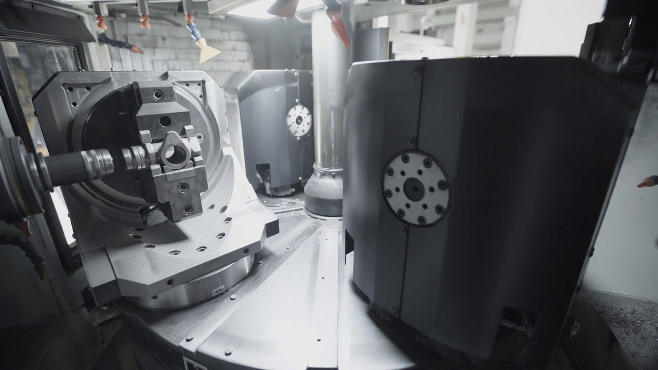 Обработка чугунного вентиля на 3-шпиндельном мультицентре смотреть онлайн