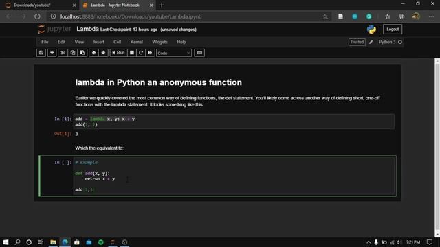 Python | lambda