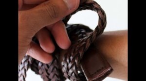 Стильный кожаный браслет своими руками