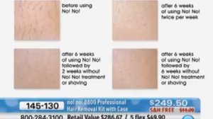 HSN with Kayko Andrieux and Jennifer Crawford no! no! 8800 Professional Hair Removal Kit