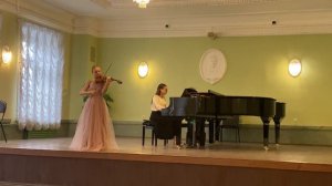 Г.Венявский Концерт для скрипки с оркестром, 2,3 части. Красина О. скрипка, Ярославцева М.фортепиан