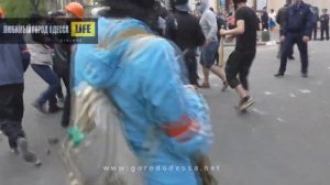 02.05.14, Одесса, ранение полковника Фучеджи...
