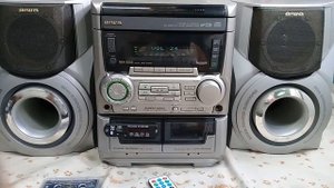 AIWA NSX-S555 con Cds, Caseteras y USB/MP3