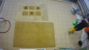 Fluffy, dirty, and smelly too! A full cycle of washing a shaggy carpet in our workshop in Kemerovo