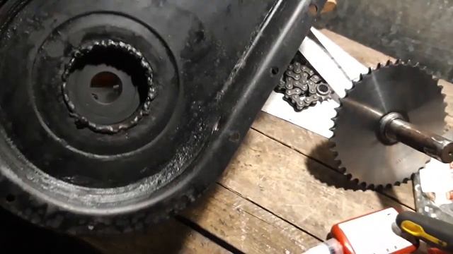 Ремонт нижнего редуктора мотокультиватора "Pubert Primo 55 HC2".