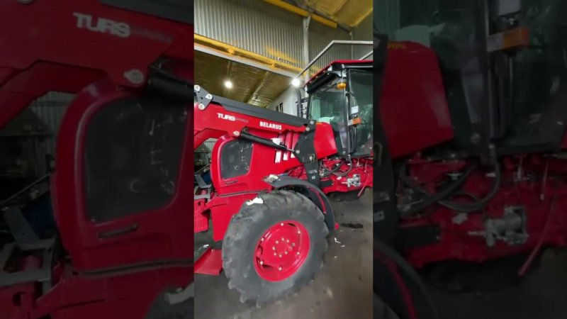 Ставим погрузчик на Беларус-2022 #фермер #tractor #shorts #новыйбеларус #farmer