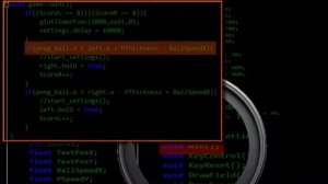 Пинг-Понг С++ Ping Pong C++ OpenGL rus