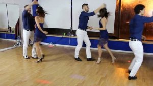 DanceLife salsa/bachata performance, Choreo: Greta 2014 xmas