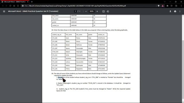 Question Set 6 | Database Management System | Java Institute смотреть онлайн