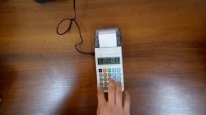 Миника 1105 ФKZ: Вставка чековой ленты, настройка даты и времени