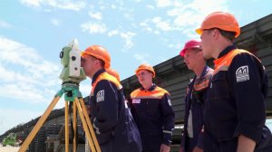 Лучшие студенты проходят практику на работах по возведению железнодорожной части Крымского моста