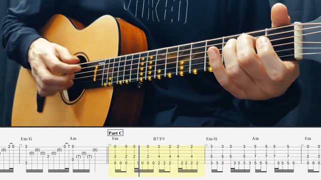Clubbed to Death from The MATRIX on guitar. Free Fingerstyle Tabs смотреть онлайн