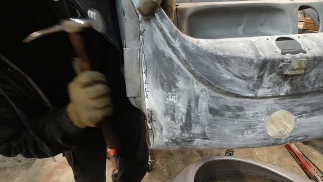 Classic 69 VW Bug Fender and Quarterpanel Body Work - Madstiles смотреть онлайн