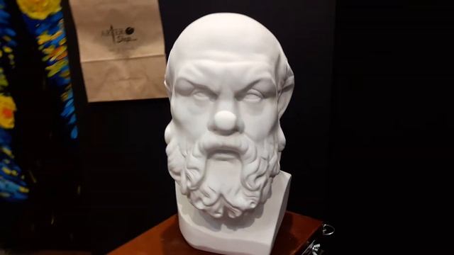 Гипсовая фигура (пособие) Голова Сократа | ArterShop смотреть онлайн